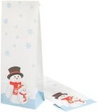 Creativ Company papieren cadeauzak kerstmotief 100 stuks multikleuren.