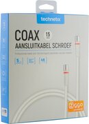 Technetix Modemkabel RLA++30 - F-F - 1,5 mtr. [ZIGGO geschikt