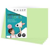 Gekleurd m-office Gekleurd karton, A4, pastelkleuren, 180 g