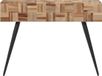 vidaXL Wandtafel 110x34x80 cm massief gerecycled teakhout