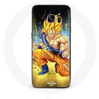 Maniacase Hoesje voor Samsung Galaxy S7 Edge Son goku dragon ball enervé body