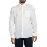 Lacoste Chemise Manches Longues Chemise en lin coupe normale