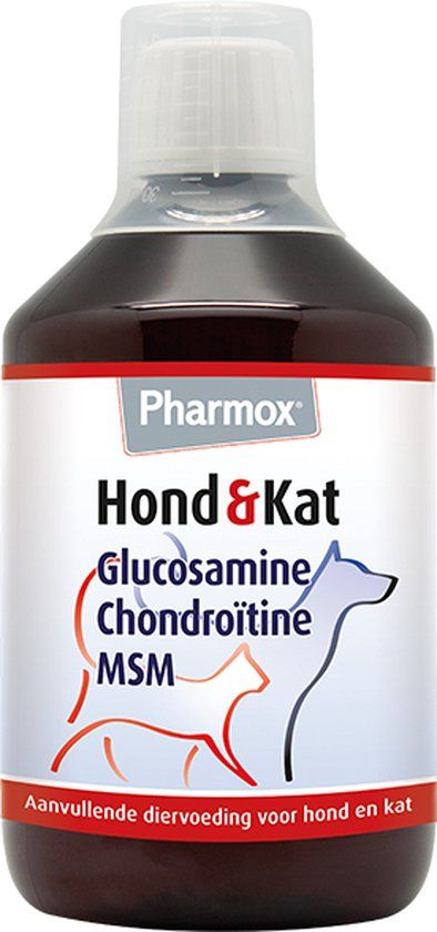 Pharmox Hond & Kat Glucosamine 500 ml - Gewrichtsondersteuning voor Honden en Katten