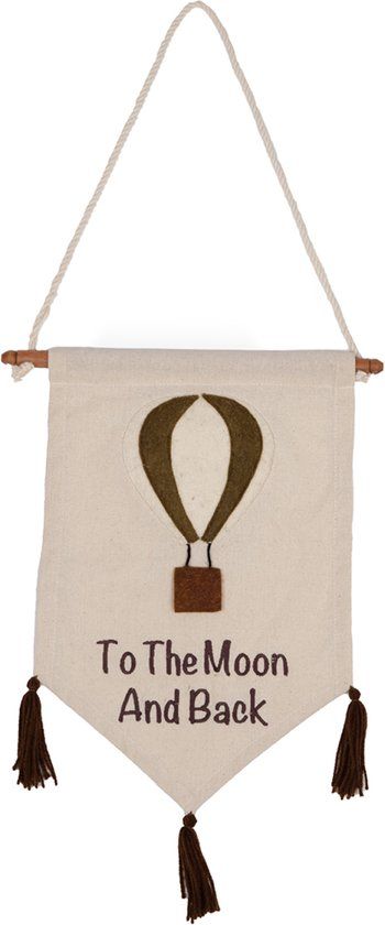 KidsDepot Balloon Wandhanger Beige Katoen