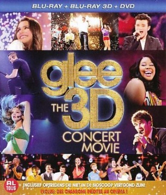 - Glee The Concert Movie (3D Bluray + Dvd blu-ray (3D)