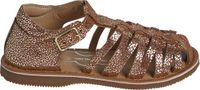 Vertbaudet Leren gesloten kindersandalen kleutercollectie okergeel