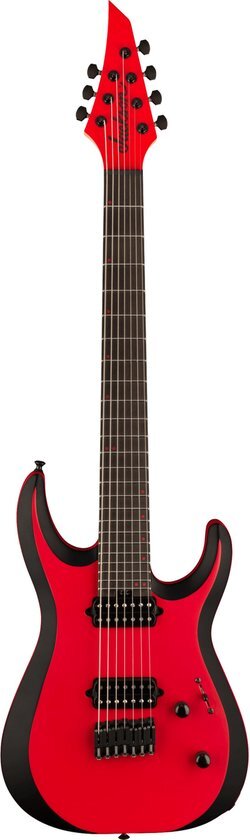 Jackson Pro Plus Dinky MDK HT7 Red with Black Bevels - Elektrische gitaar