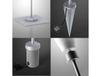 Foscarini Havana Bornes lumineuses avec fixation sur piquet, blanche - Plastique