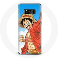 Maniacase Hoesje voor Samsung Galaxy S8 Manga One piece Luffy Anime