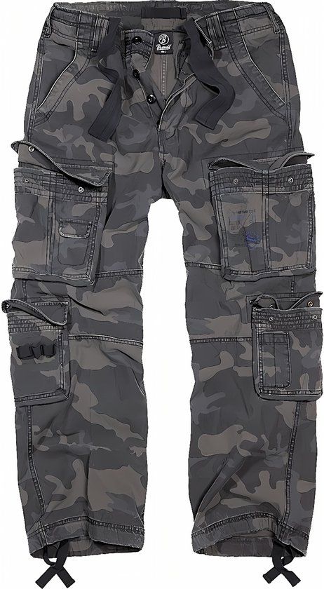Brandit Pure Vintage Trousers Heren Cargobroek - donkercamouflage - XXL