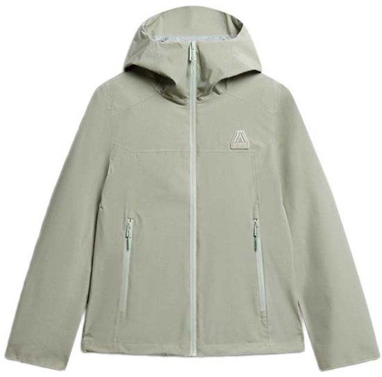 Superdry - Waterdichte Jas - Dames - Dusty Sage - Maat XS