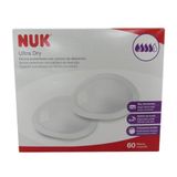 NUK Ultra Dry Wegwerp borstkussens, 60 stuks