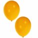 Bellatio Decorations Feest ballonnen - geel - 100x stuks - ca. 27 cm - verjaardag versiering