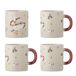 Bloomingville Mok aardewerk rood Mary - set van 4