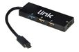 LINK LKCCH03 Hub 4 poorten met 1 USB-poort 3.0 en 3 USB-poorten 2.0 met type C