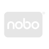 Nobo T-Kaart Panelen Metaal 54 Sleuven Maat 1,5 Grijs