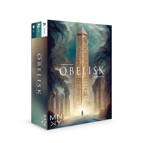 MNKY Entertainment Obelisk - Kaartspel - Nederlands - Standaard editie - Reisspel - 10+