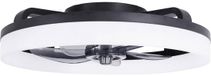 Westinghouse Plafondventilator 20 W (Ø x h) 500 mm x 165 mm Zwart Timer, Met afstandsbediening, Met lamparmatuur, Omkeerbare bladen