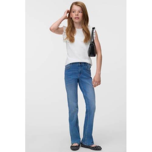 VERO MODA GIRL mouwloze top wit