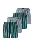 Schiesser Boxer Multi Heren Gestreept 4-Pack Katoen Maat S