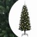 vidaXL Sapin de Noël artificiel avec 150 LED blanc chaud 120 cm