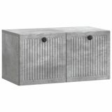 vidaXL Wandmontage TV-kast Betongrijs 59,5 x 31 x 30 cm Bewerkt hout