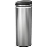 Pangivo Poubelle Automatique 50l à Capteur Infrarouge en Acier Inoxydable avec Soft-close Argent