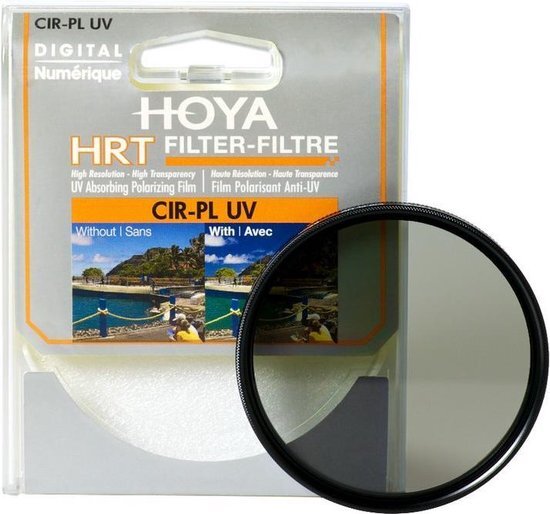 HOYA HRT Polarisatiefilter en UV-Coating 46mm