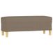 vidaXL Bankje 100x35x41 cm stof taupe