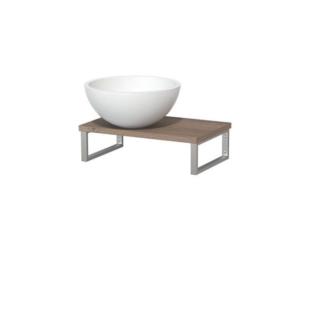 Maxaro Toiletmeubel Modulo Middenbruin Eiken 41 cm