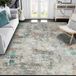 Elzusha - Tapis abstrait moderne 120 x 170 cm - Lavable coloré antidérapant