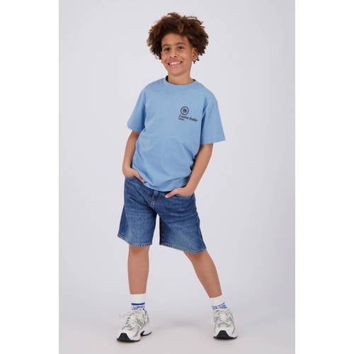 Vingino T-shirt met backprint blauw