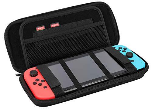 mumbi Universele console tas Shockproof Carrying Case Cover zwart compatibel met o.a. Nintendo Switch