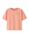 NAME IT Shirt 'NKFKali' chamois / goud / lichtoranje / grenadine