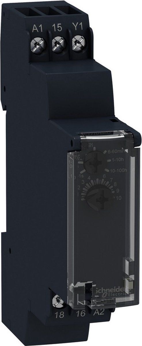 SCHNEIDER ELECTRIC RE17RAMU Tijdrelais Monofunctioneel 0.1 s - 100 h 1x wisselcontact