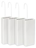 Humidificateur de radiateur - Humidificateur en céramique - Dolomite - Lot de 4 - Blanc - Avec crochet