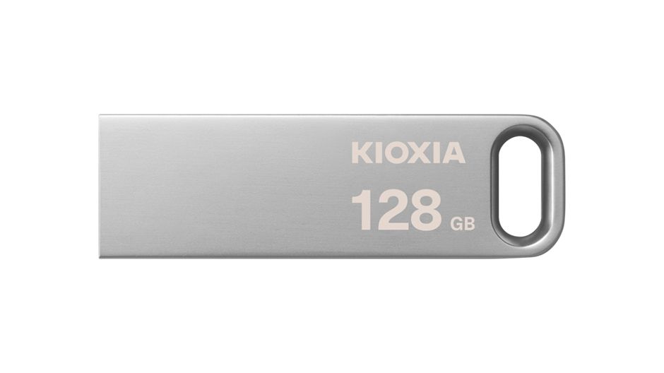 Kioxia TransMemory U366 USB Flash Drive - 128GB - USB 3.2 Gen 1 - Grey