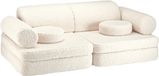 Wigiwama Teddy Settee - 136x78x46cm - Crème Blanc