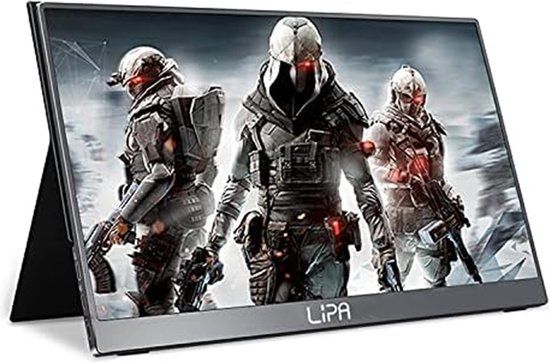 Lipa HDR-60 17.3" Portable Monitor - Full HD, 144Hz, HDMI, USB-C, with Case & Kickstand