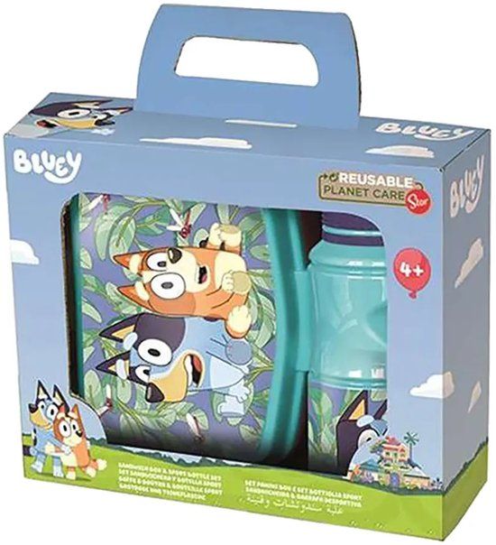 Stor Bluey Terug Naar School Set In Cadeaudoos Blauw