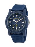 Nautica N83 Gents Watch Kwarts Analoog Horloge Blauw Kast: 100% Keramiek | Armband: 100% Vezels 43 NAPATF202, NAPATF203