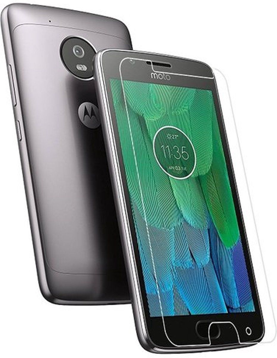 pearlycase Motorola Moto G5 Tempered glass / Gehard Glazen Screenprotector 2.5D 9H