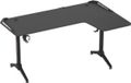 Brutal Tavien bureau de jeu – éclairage LED – en forme de L, côté gauche – 162 cm – cadre en métal – porte-gobelet