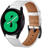By Qubix Qubix - Leren Smartwatch Bandje - Wit - 22mm - Geschikt voor Garmin Venu 4 (45mm)