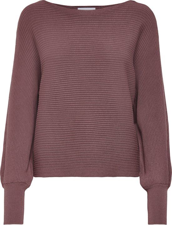 ONLY ONLADALINE L/S SHORT PULLO KNT NOOS Dames Trui - Rose Brown - Maat S