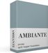Ambiante Jersey Split-topper Hoeslaken Lits-jumeaux Blauw