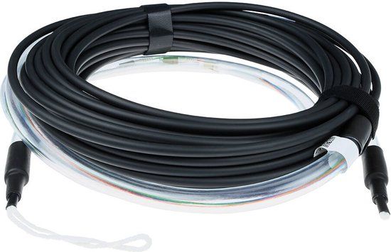 ACT RL2210 - Glasvezelkabel - LC/LC - 100 meter - Zwart