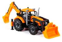 Polesie ® Tractor PROGRESS Graaflaadmachine orange
