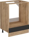 Vicco R-Line Ovenombouwkast – 60 cm zonder werkblad Antraciet landhuis