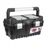 Botle S500 Gereedschapskist - Zwart, Aluminium Handvat, 19 Vakken